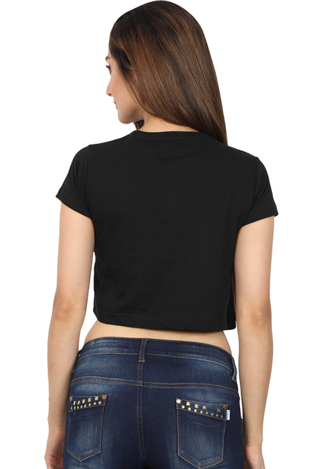 Women Crop Top Black - MAGIC