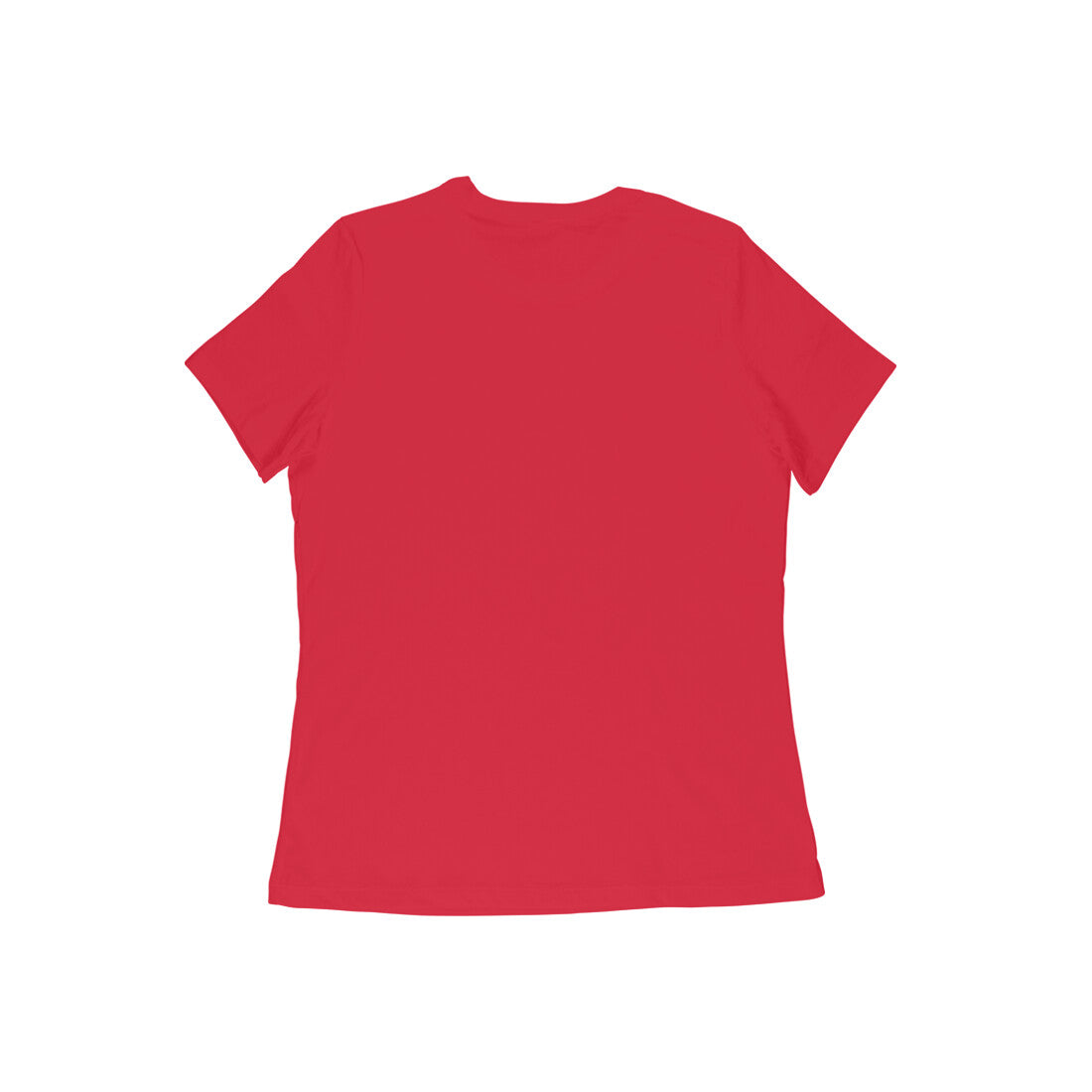 Women Classic Red Printed T-shirt