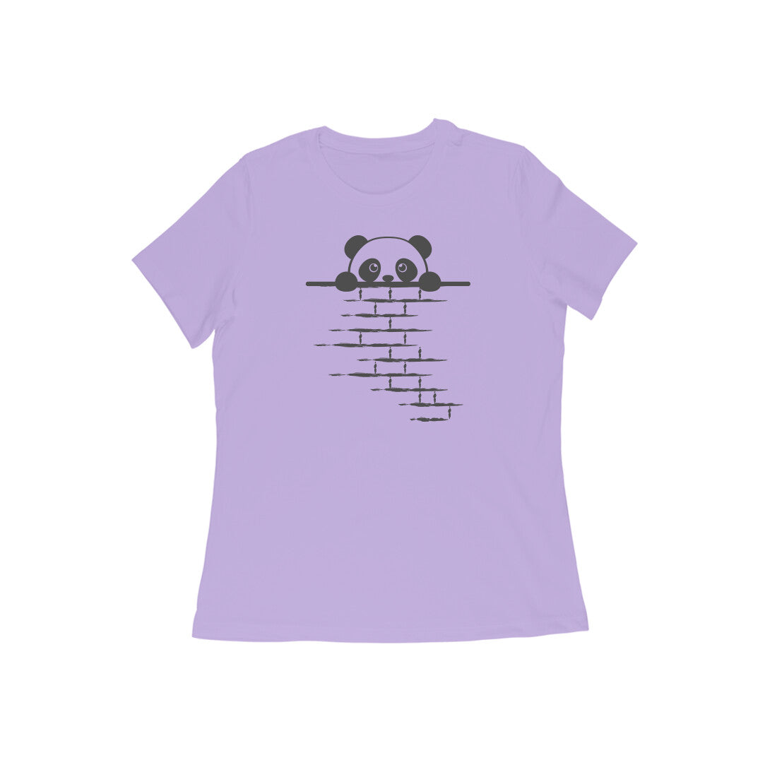 Women Classic Printed T-shirt Lavender